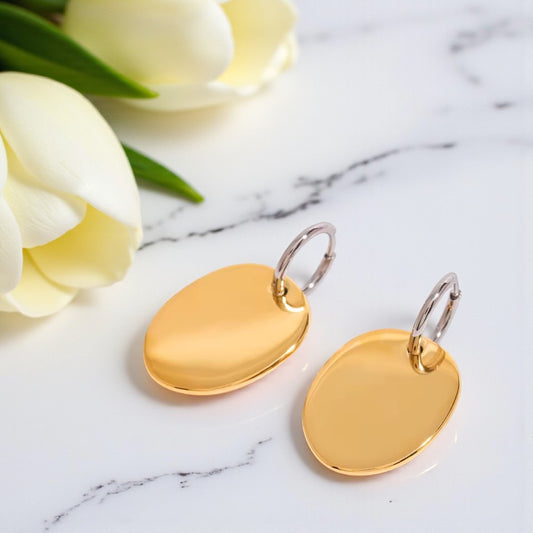Oval Luxe Hoops
