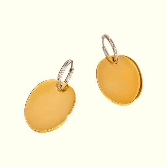 Oval Luxe Hoops