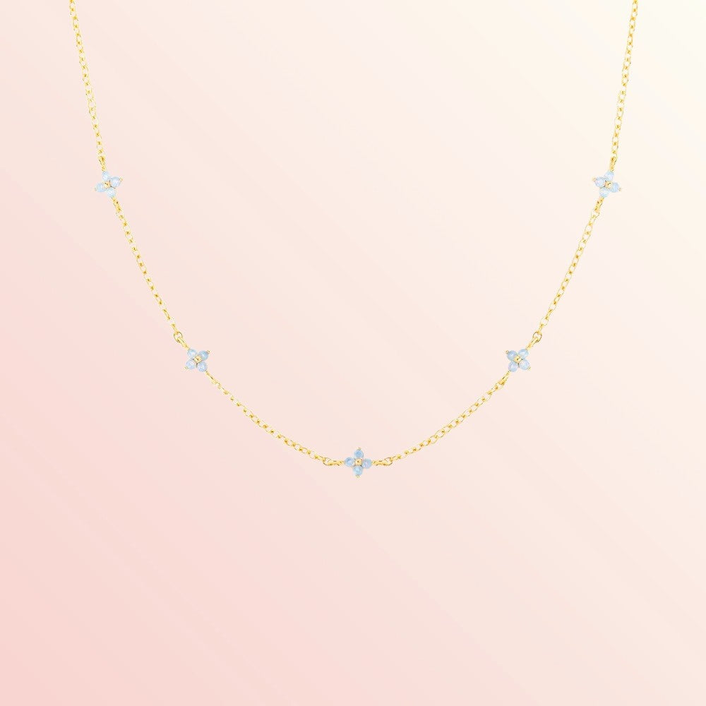 Azure Blossom Necklace 1