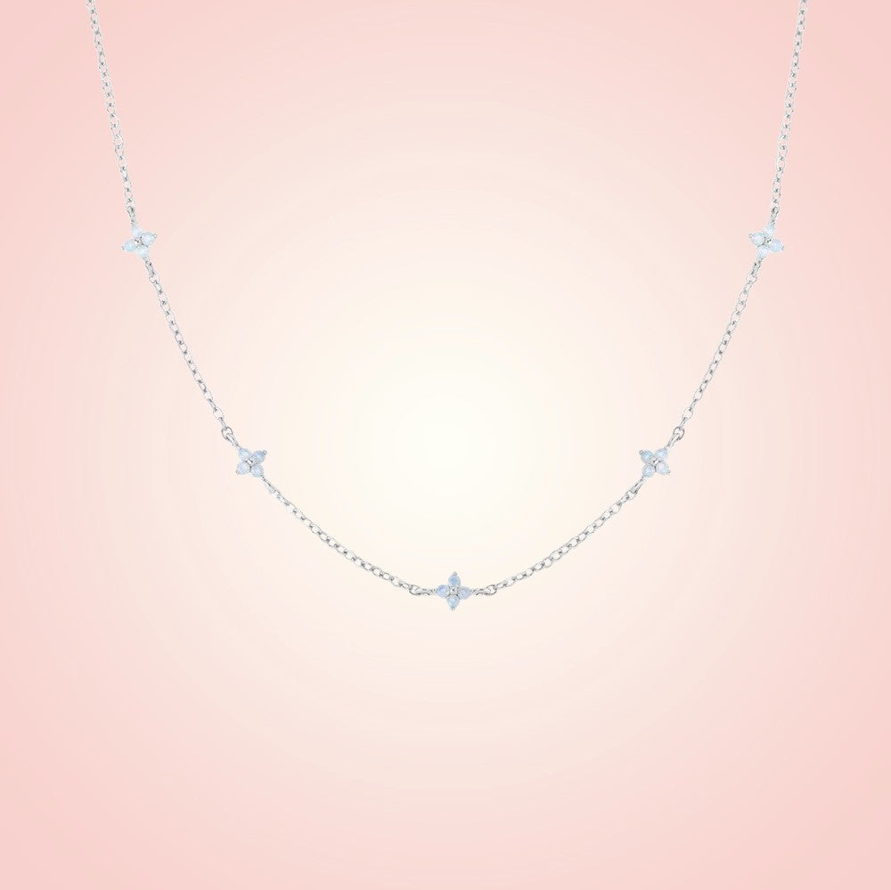 Azure Blossom Necklace 4