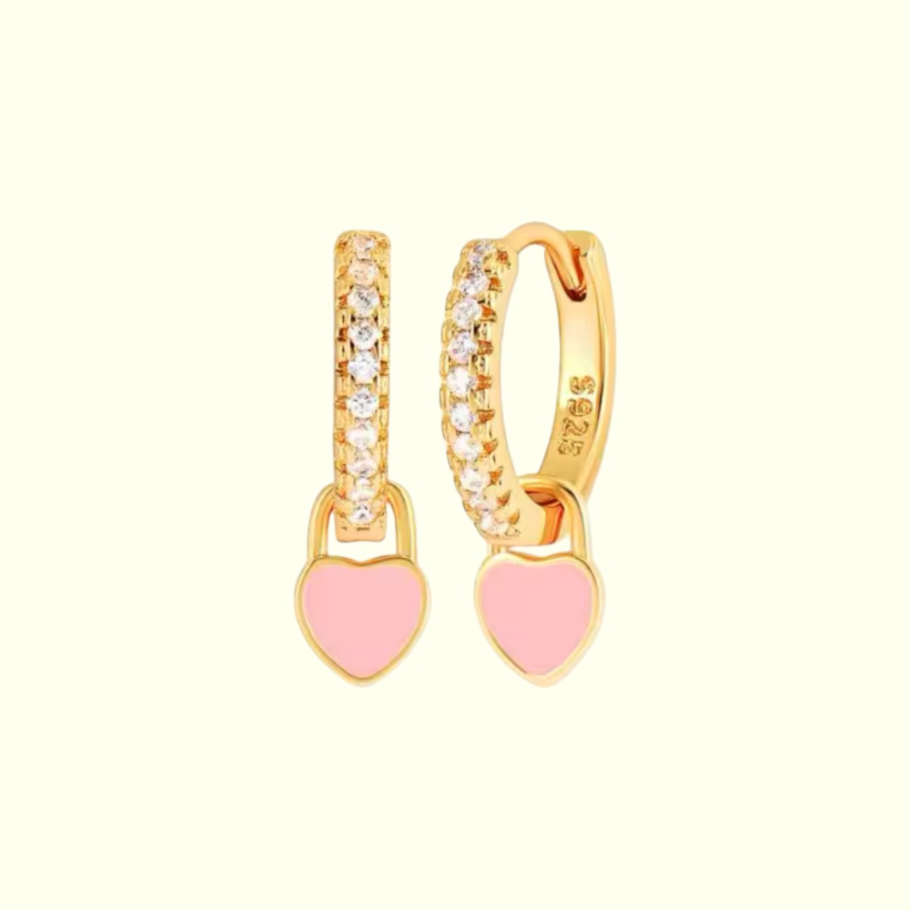 Barely Blush Hoops 2