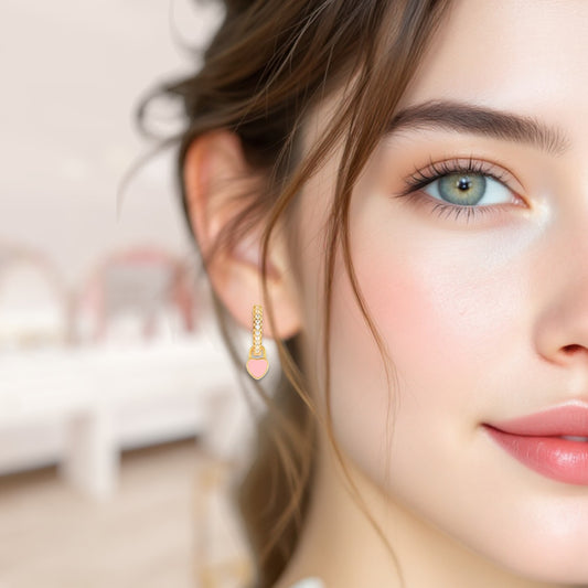 Barely Blush Hoops 3