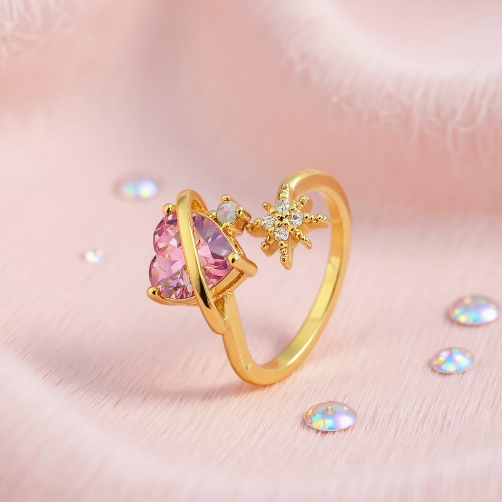 Blush Heart Ring 3
