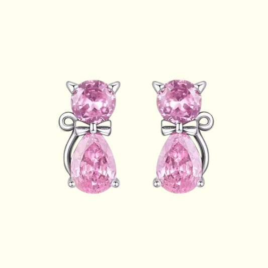 Blush Whiskers Dainty Studs 1