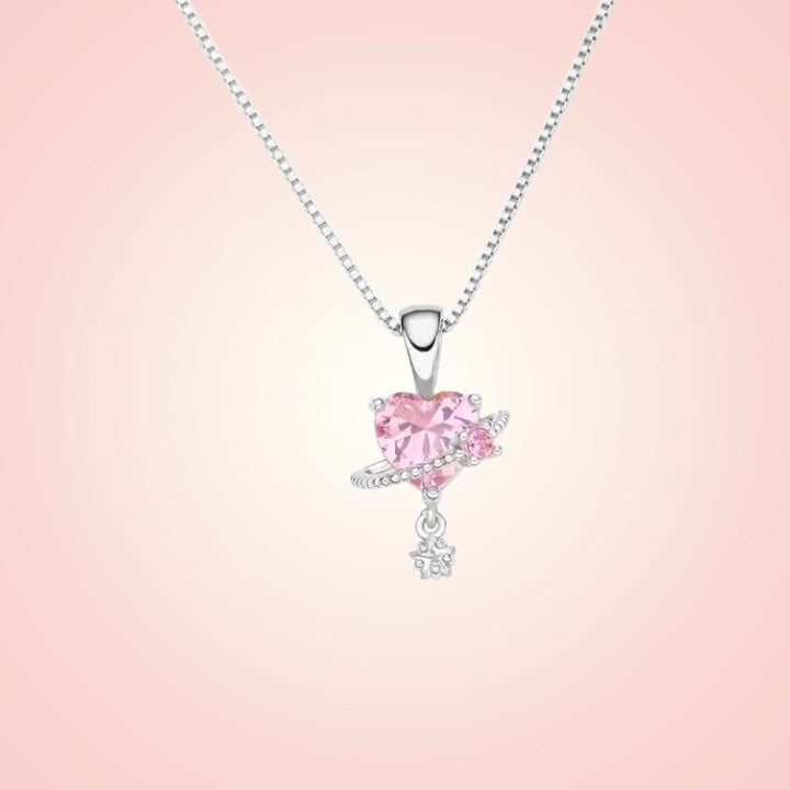Blushing Heart Necklace 3