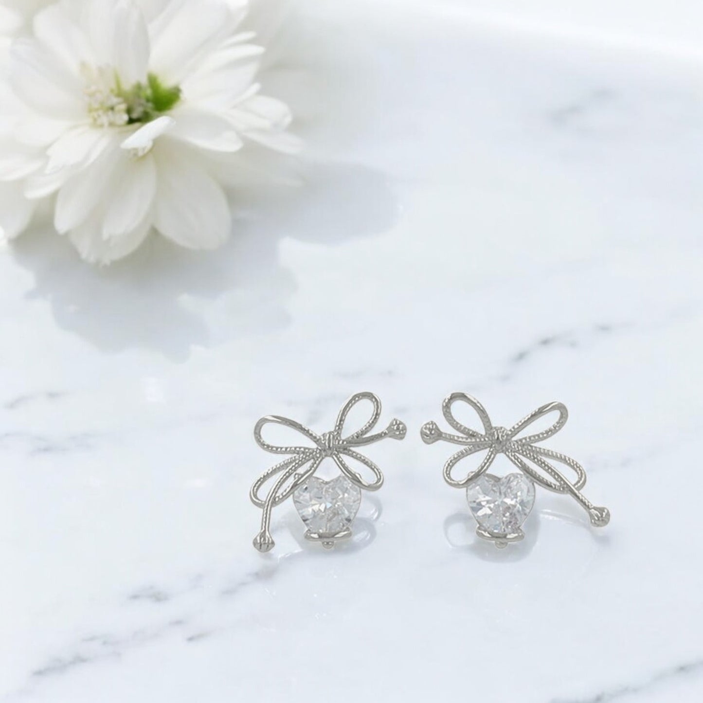 Bow Drop Earrings 7