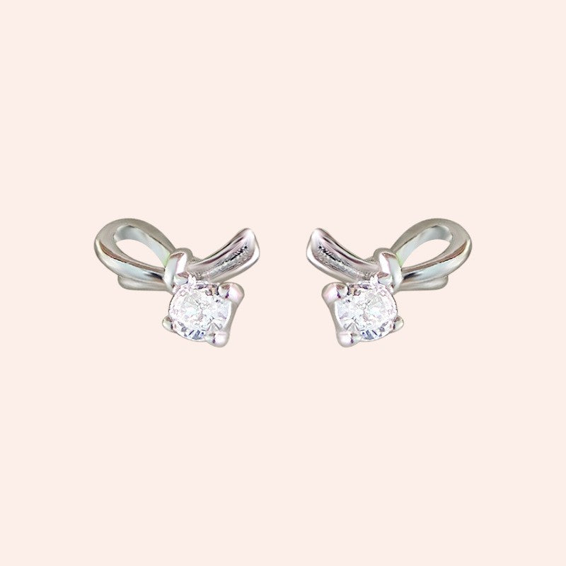 Bow and Knot Stud Earrings 1