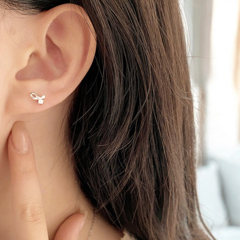 Bow and Knot Stud Earrings 3