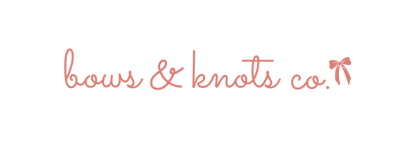 Bows and Knots Co. logo - trendy accessories, jewelry, and apparel store with a signature pink aesthetic.