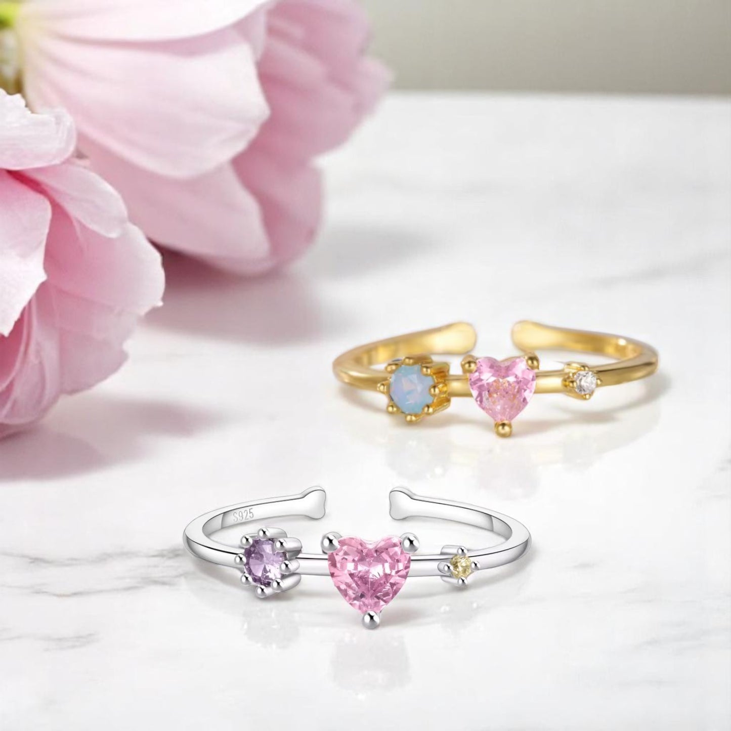 Celeste Heart Ring 5