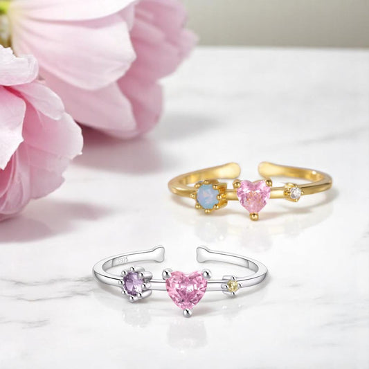 Celeste Heart Ring 5