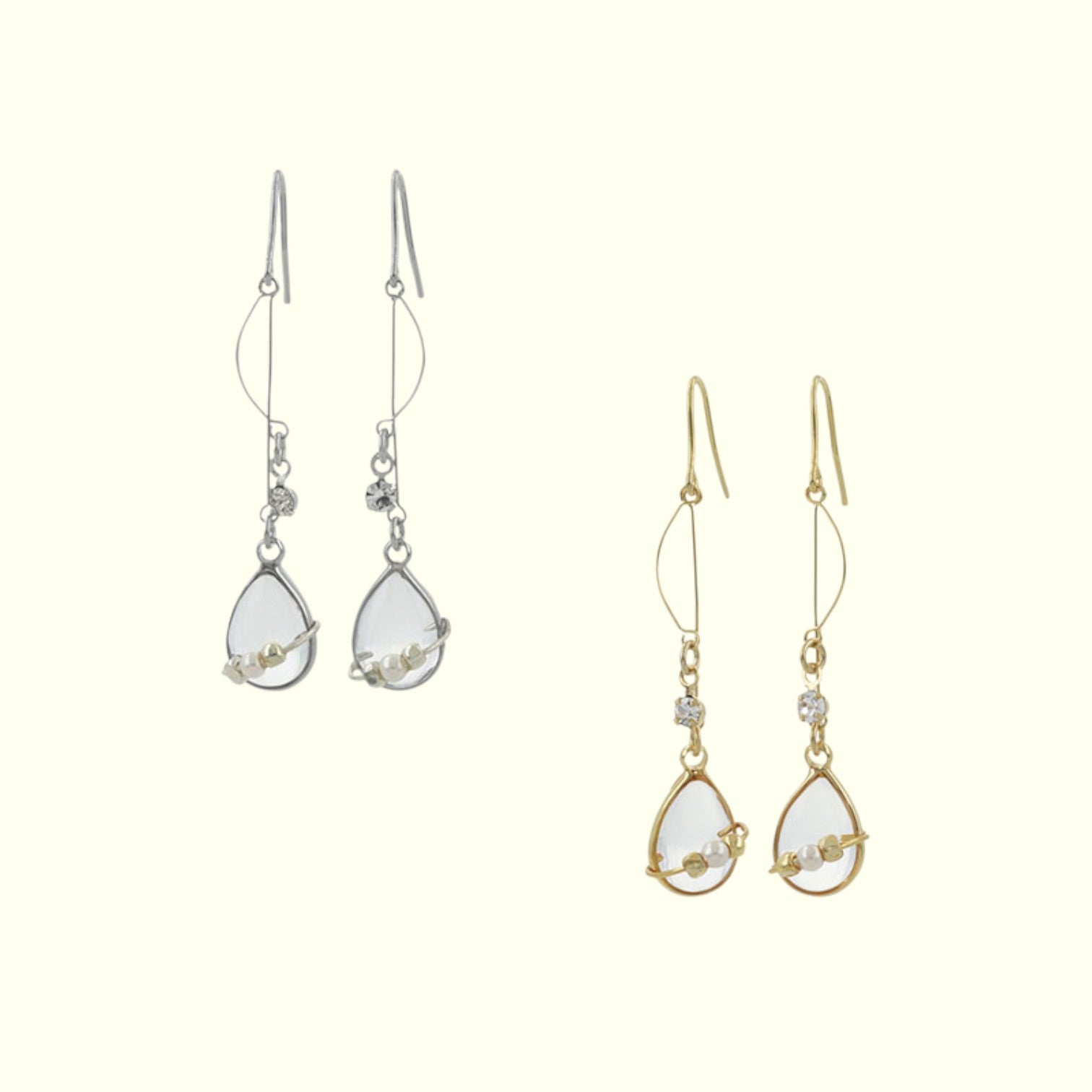 Celestial Teardrop Earrings 1