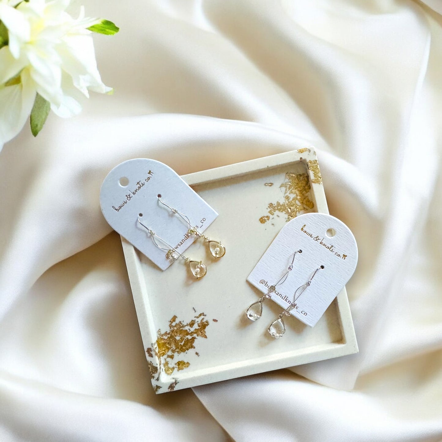 Celestial Teardrop Earrings 2