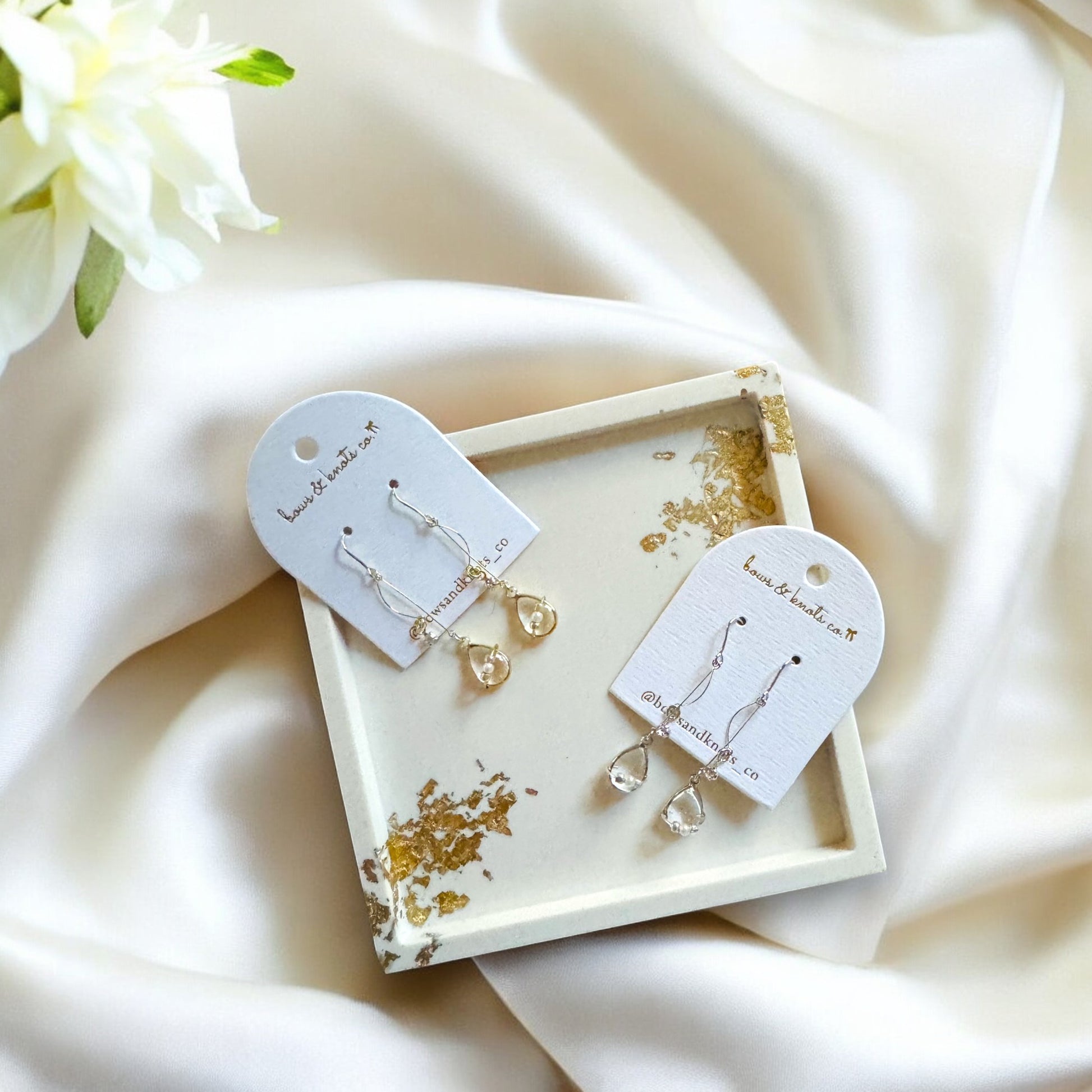 Celestial Teardrop Earrings 2