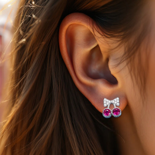 Chérie Bow Studs 1