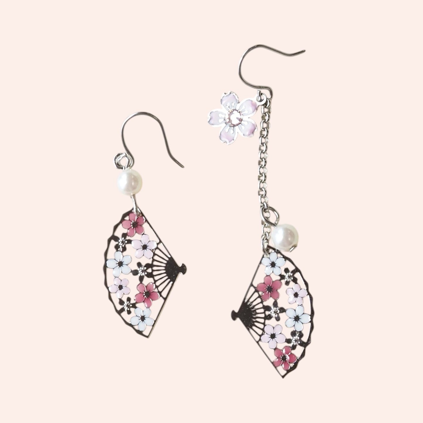 Cherry Blossom Earrings silver 1