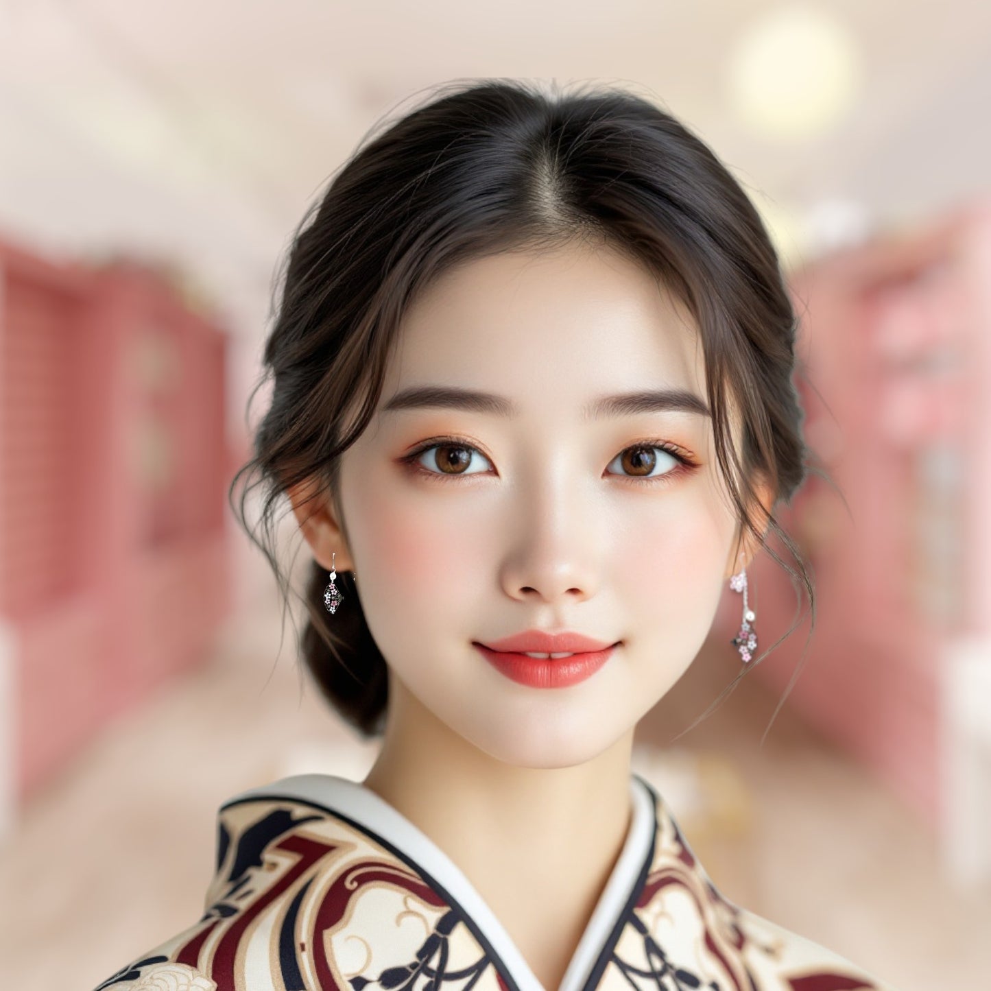 Cherry Blossom Earrings silver 2