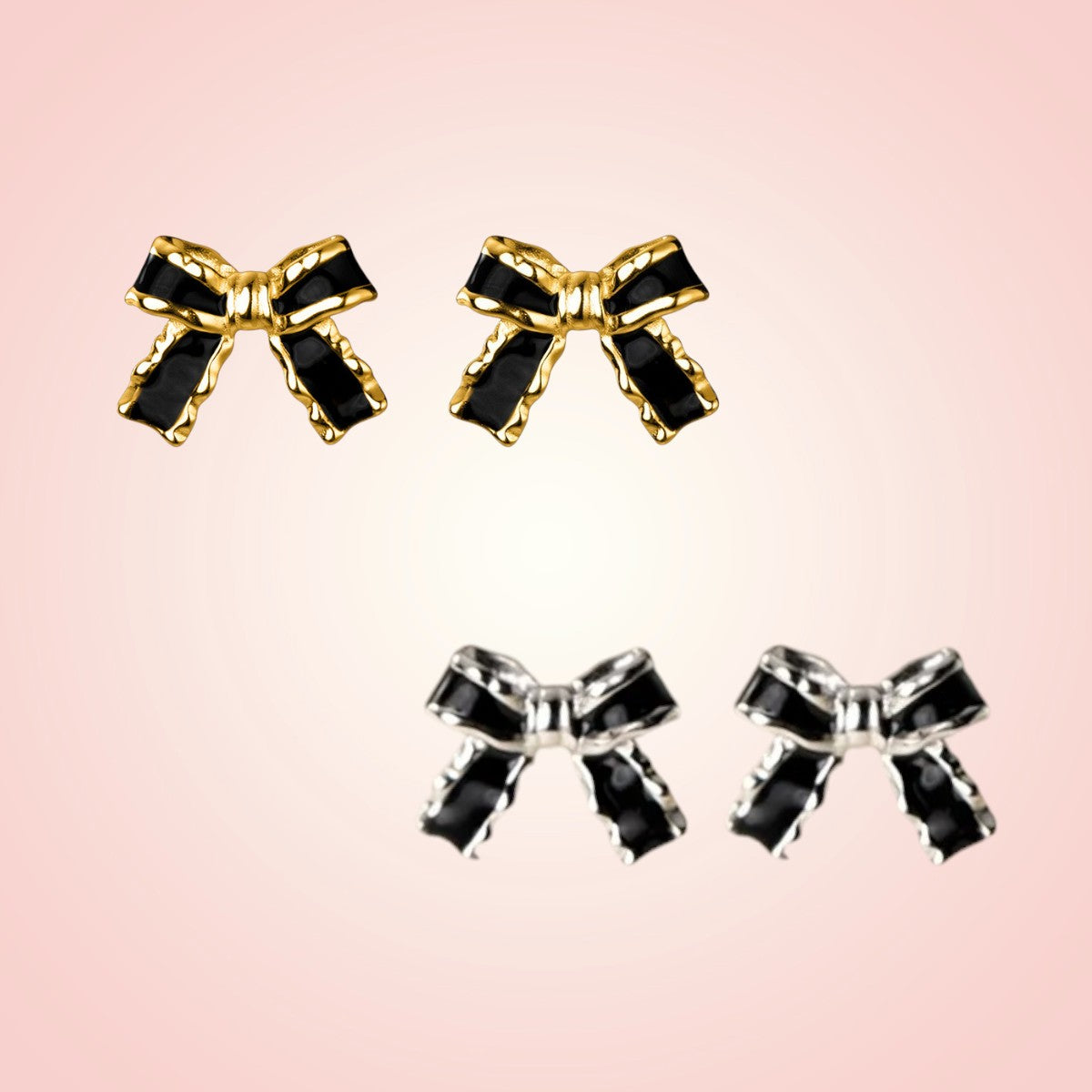 Classy Bowknot Stud Earrings