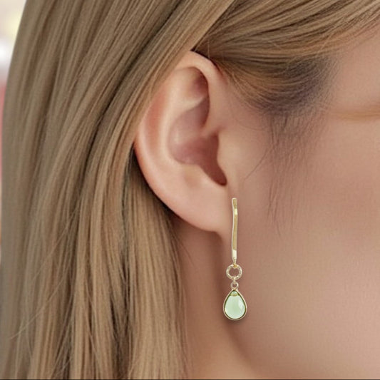Clear Drop Earrings 2
