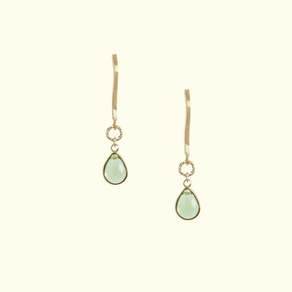 Clear Drop Earrings 5