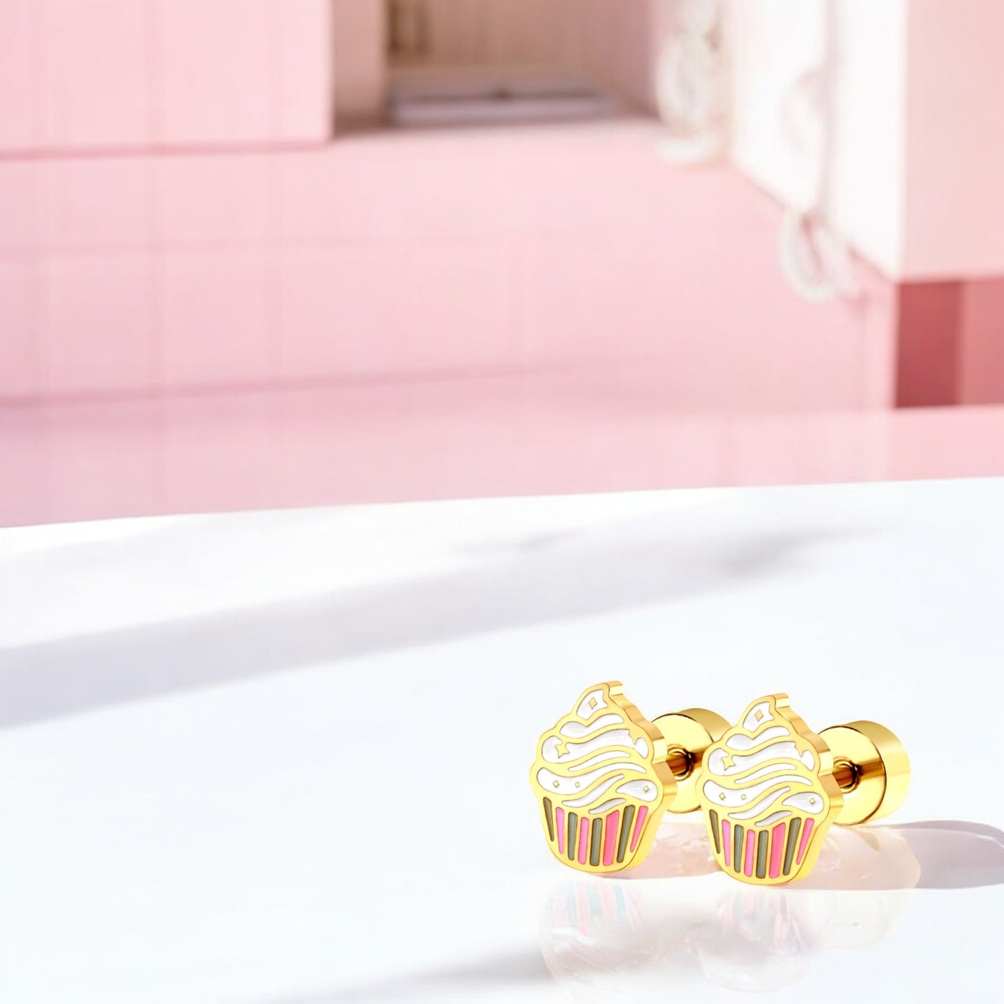 Cupcake Delight Stud Earrings 2