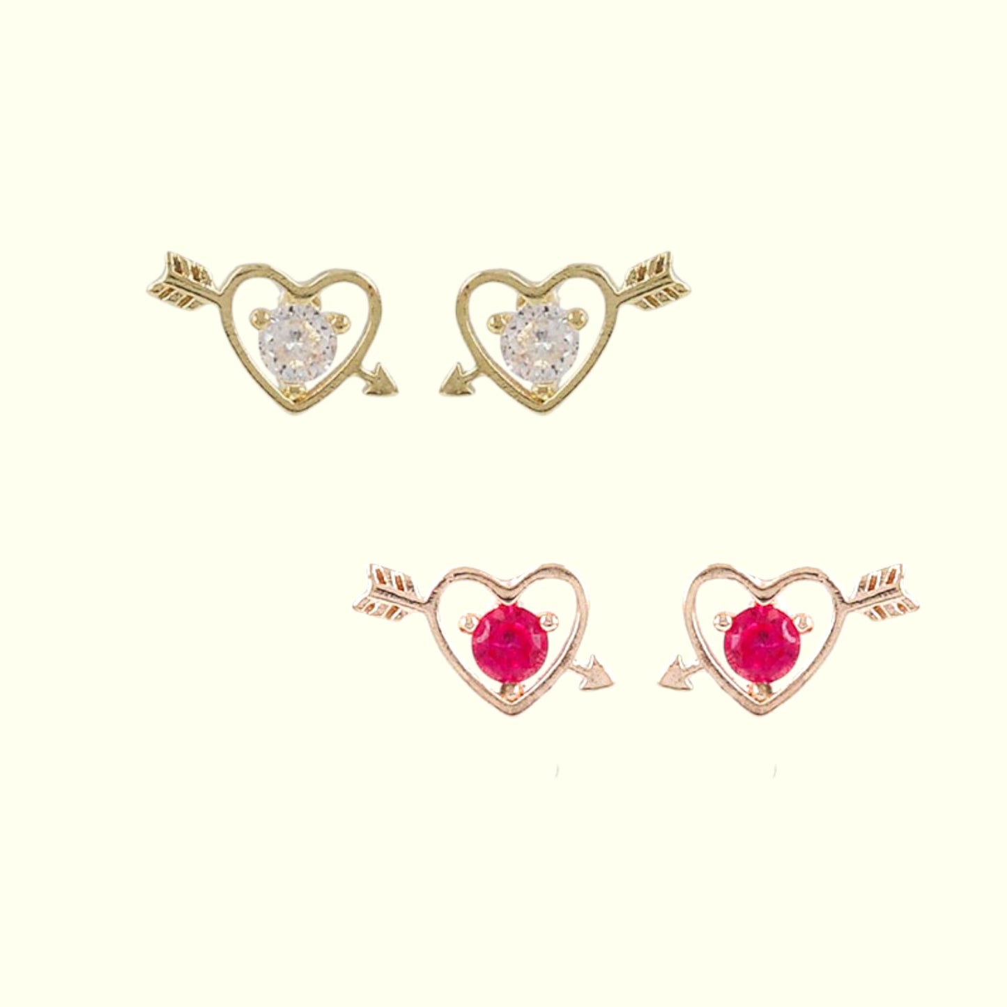 Cupid’s Kiss Studs 1