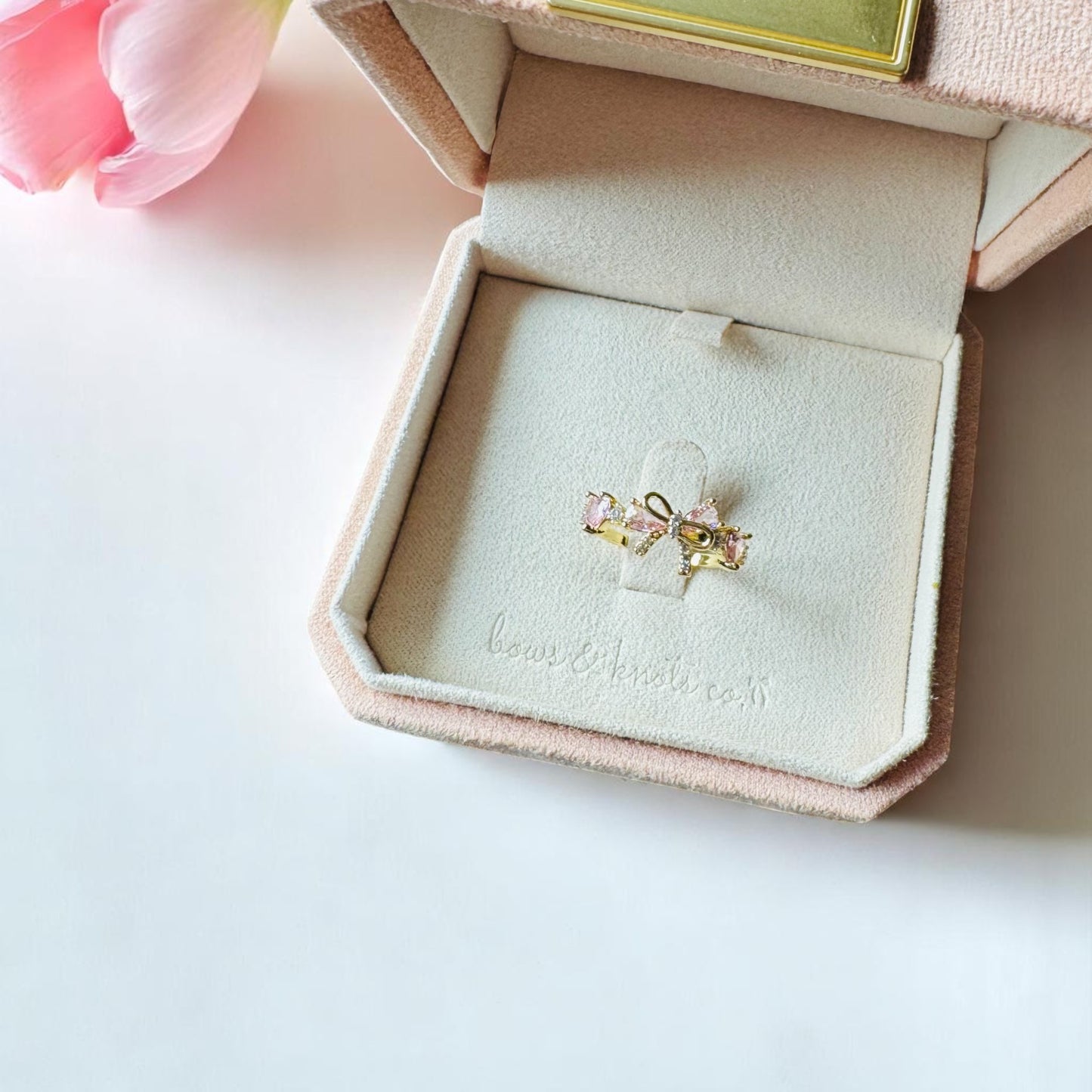 Cutie Knot Sparkle Ring 3