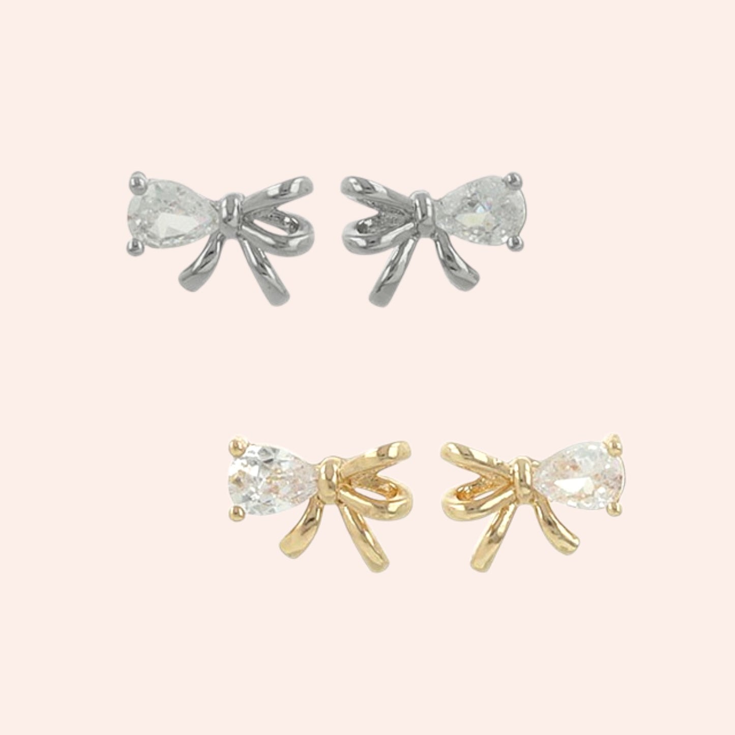 Dainty Bow Bliss Studs 1