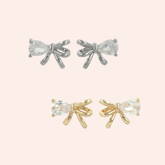 Dainty Bow Bliss Studs 1