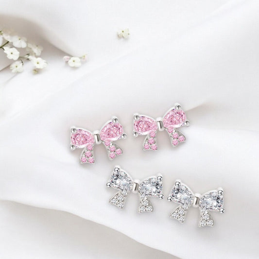 Dainty Bowknot Stud Earrings 1