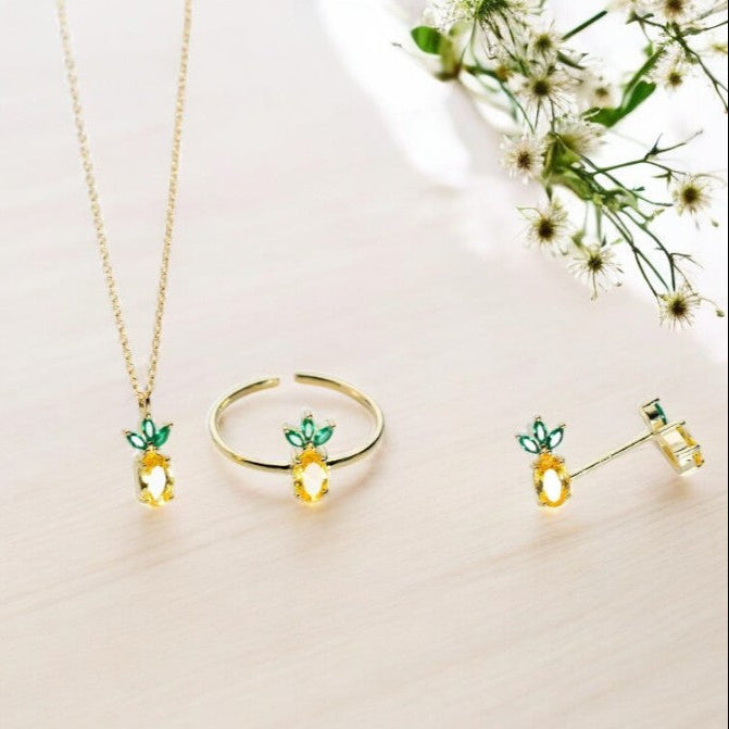 Dainty_Pineapple_Jewelry_set_1