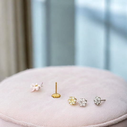 Dainty Whisper Stud Earrings
