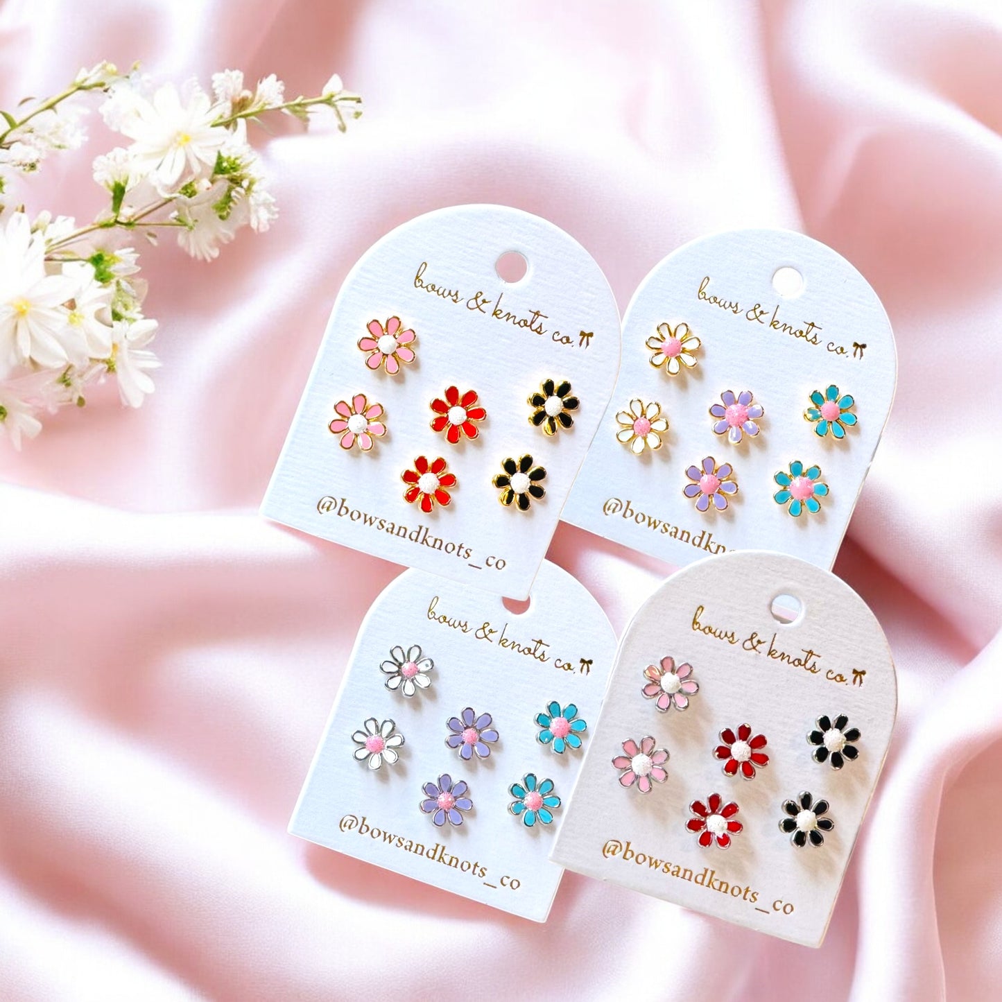 Daisy Dream Stud Earrings Set