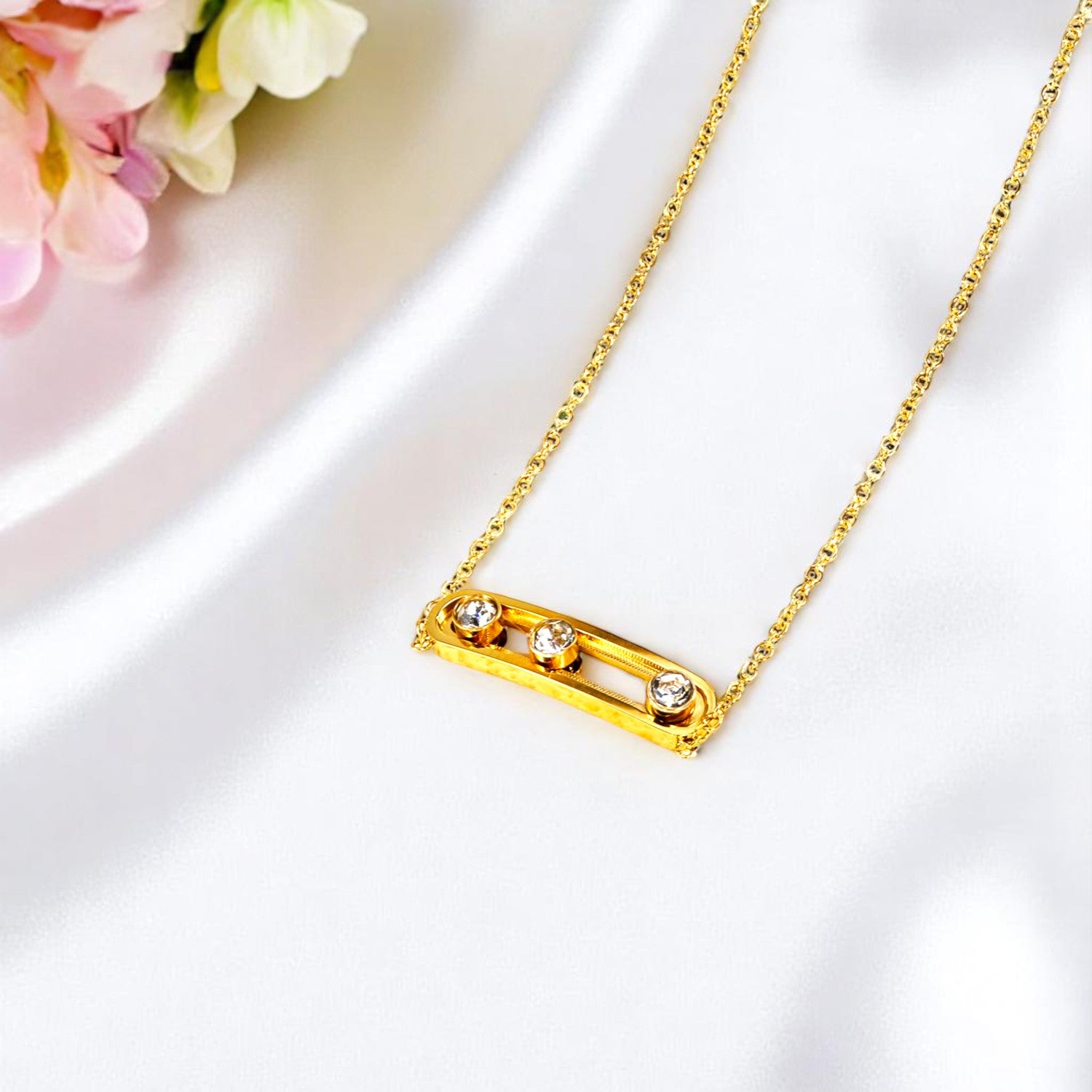 Dancing Trinity Necklace 3