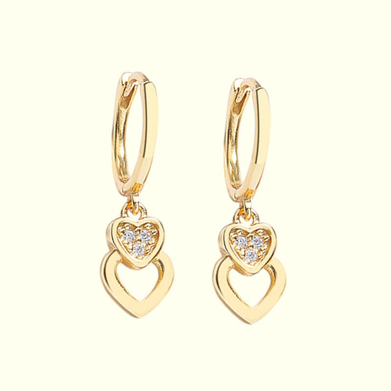 Double Love Hoops Gold 1
