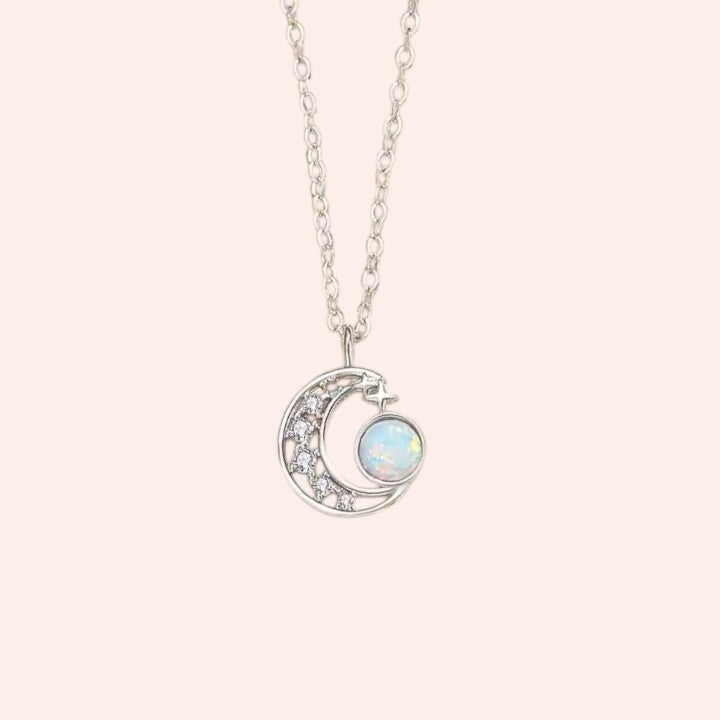 Dreamy Moonlight Necklace Silver 1