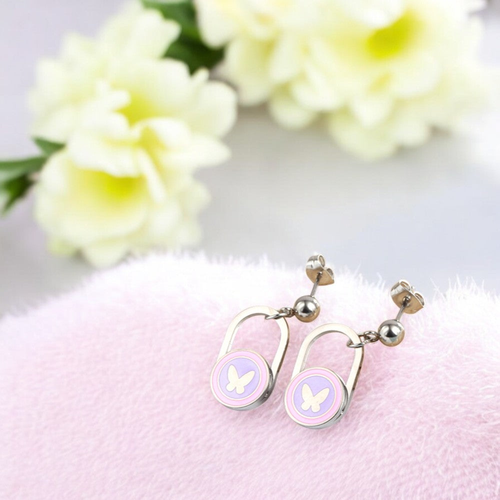 Dreamy Violet Earrings Silver 2