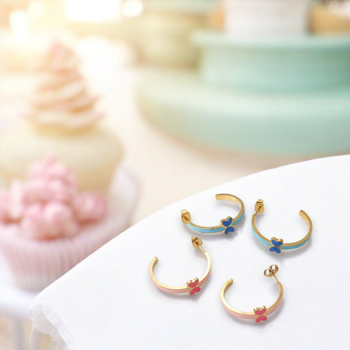 Enchanted Butterfly Hoops 2