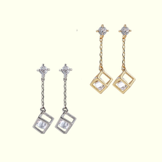 Ethereal Cube Earrings 1