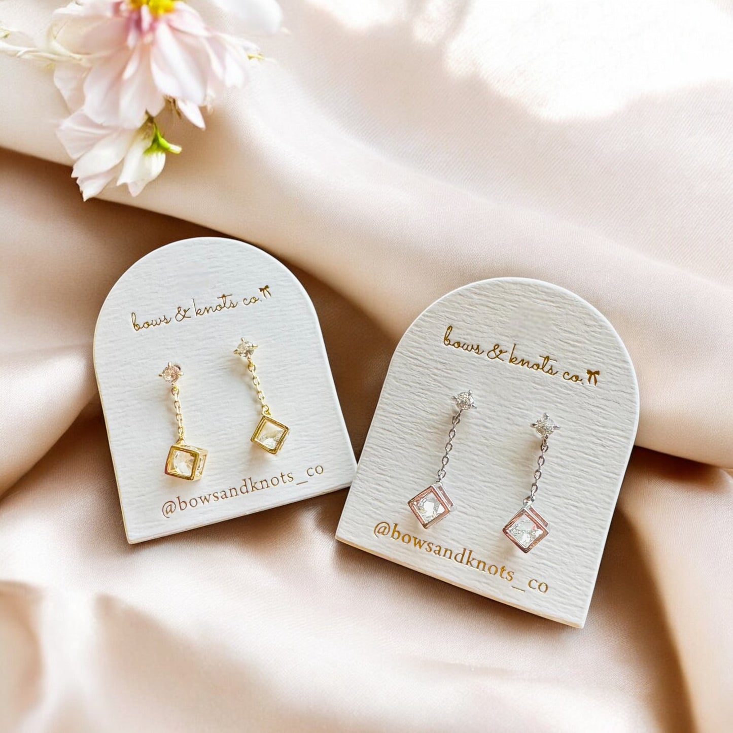 Ethereal Cube Earrings 3