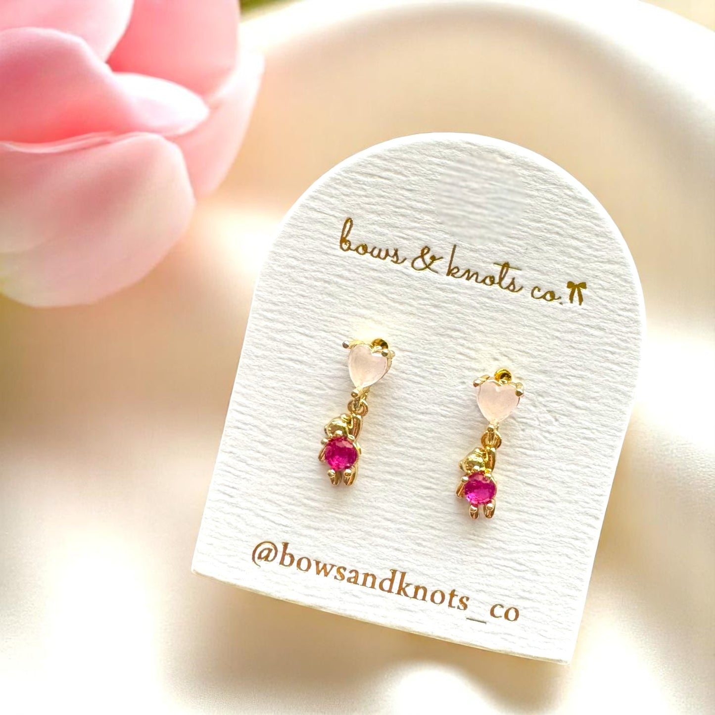 Floaty Bear Drop Earrings 3