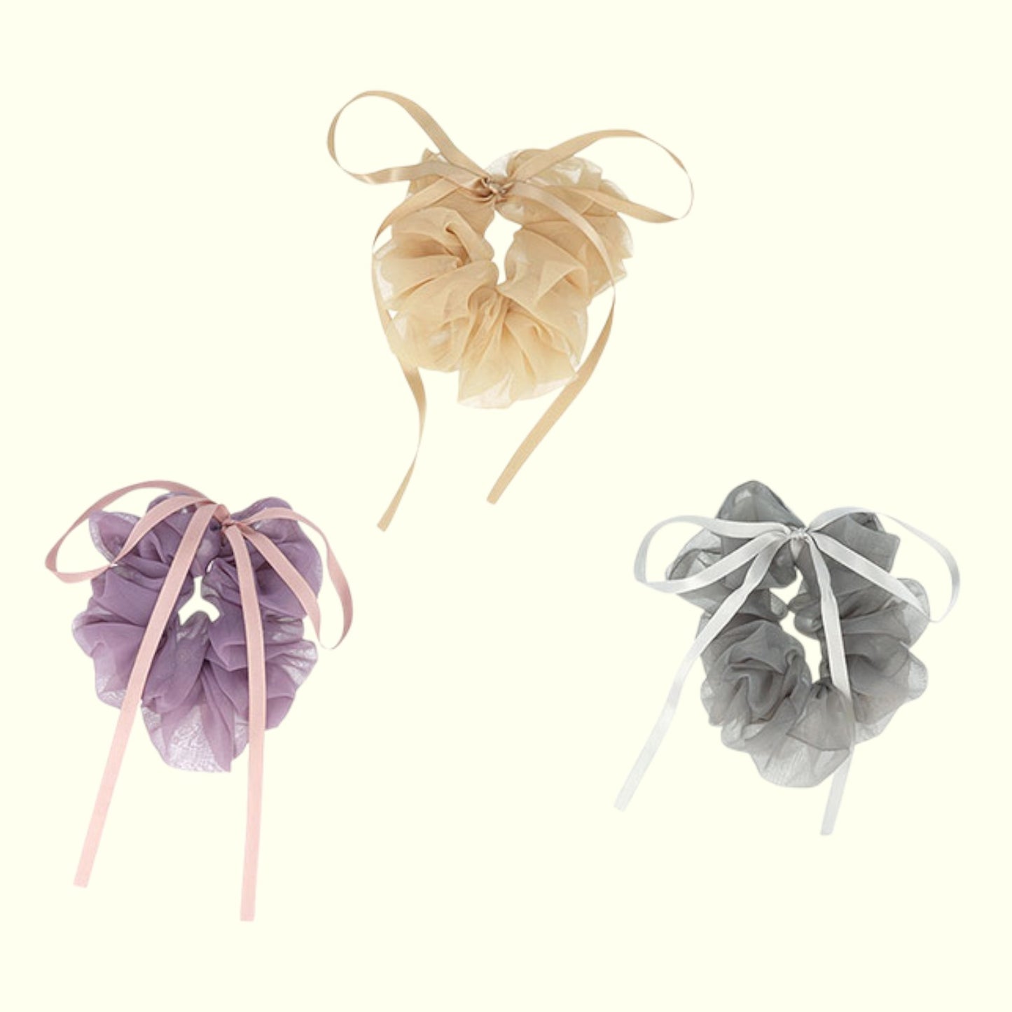 Flutter Bow Scrunchie 1