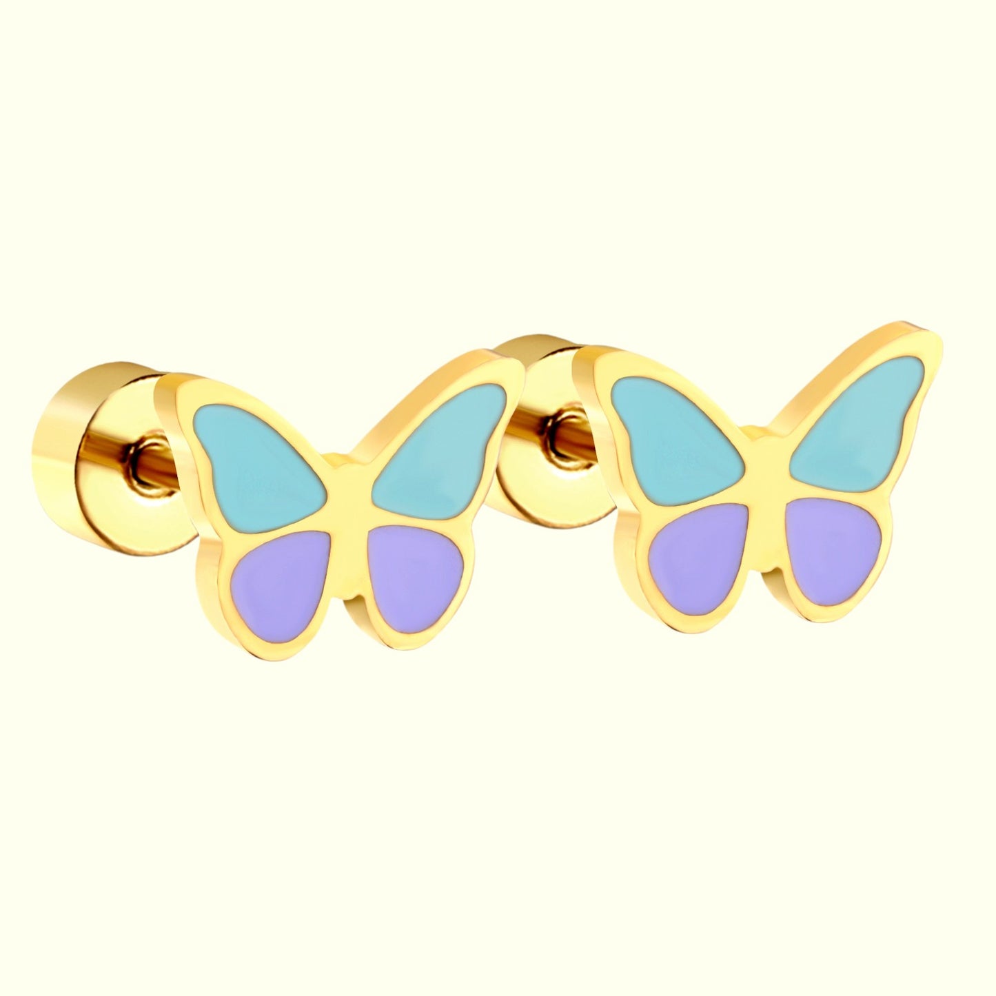 Flutter Butterfly Stud Earrings 1