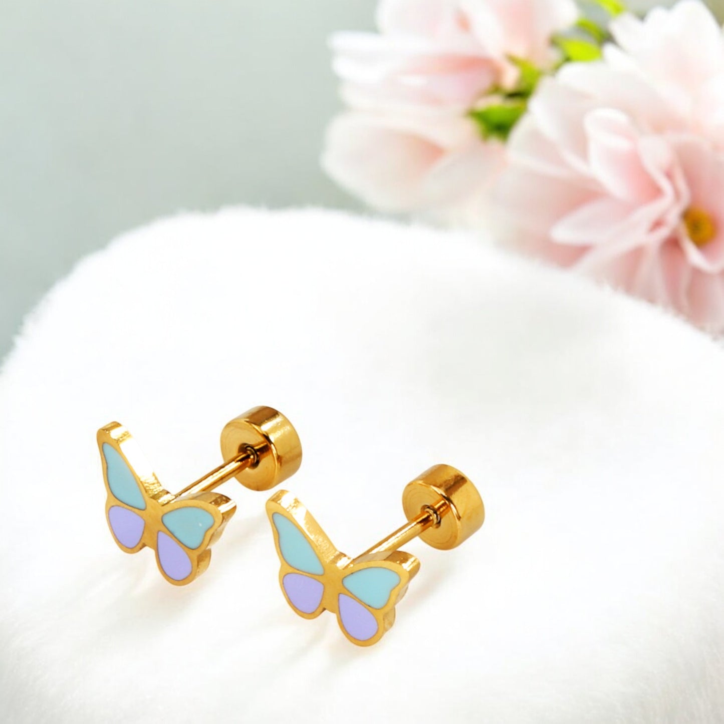 Flutter Butterfly Stud Earrings 2