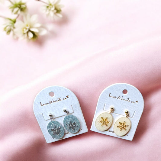 Frosted Glow Earrings - 2