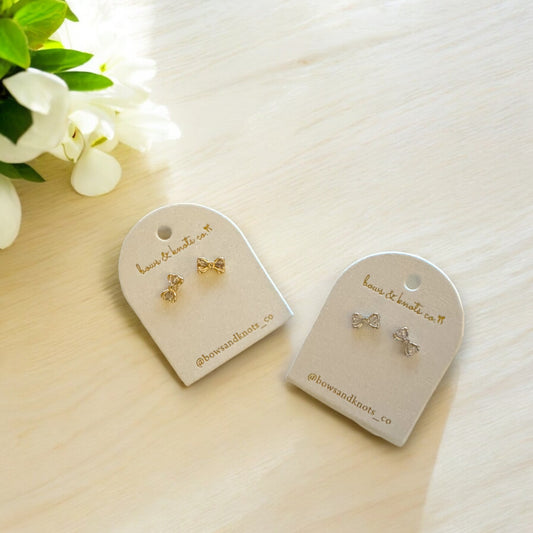 Gleaming Bow Studs 2