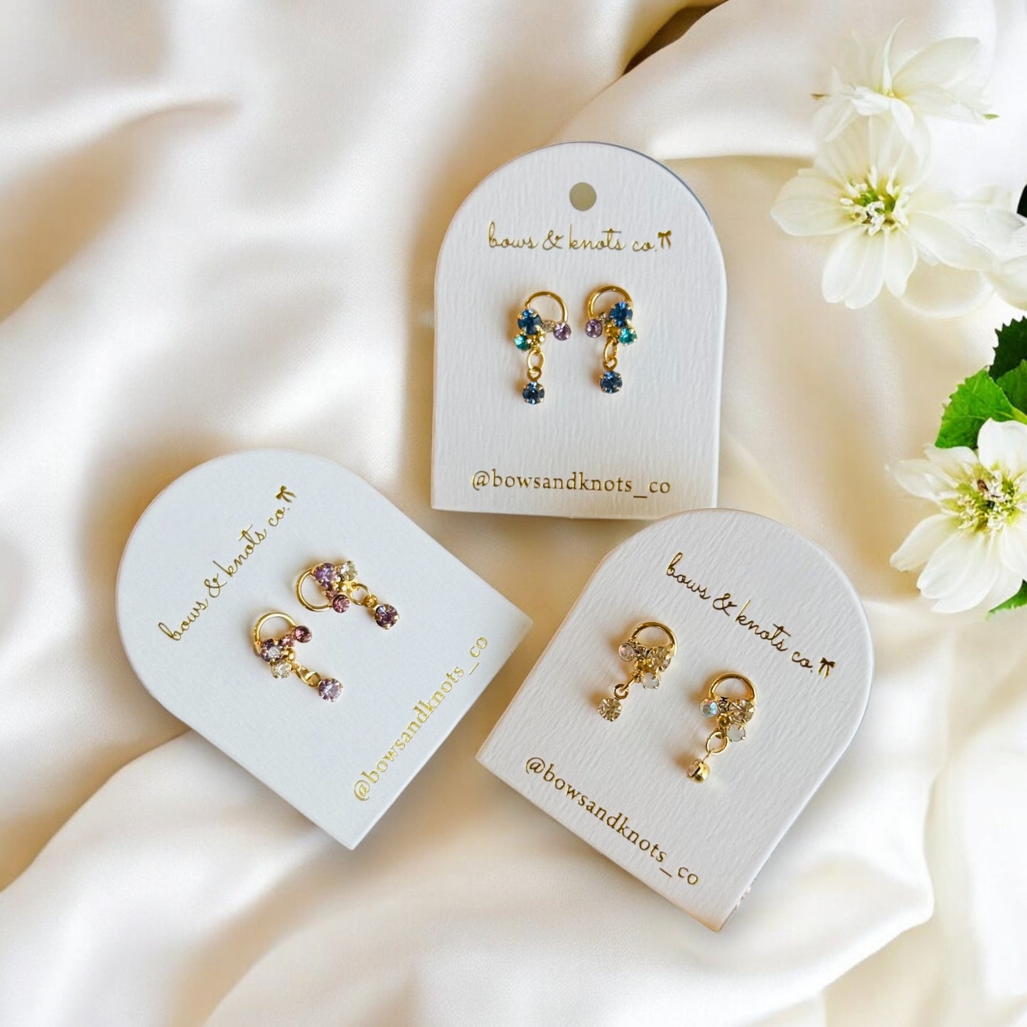 Hushed Rain Earrings 1