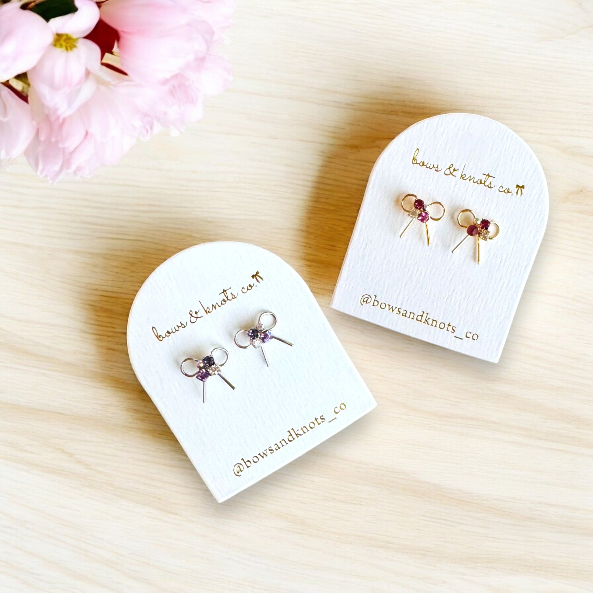 Knot Zirconia Studs 1