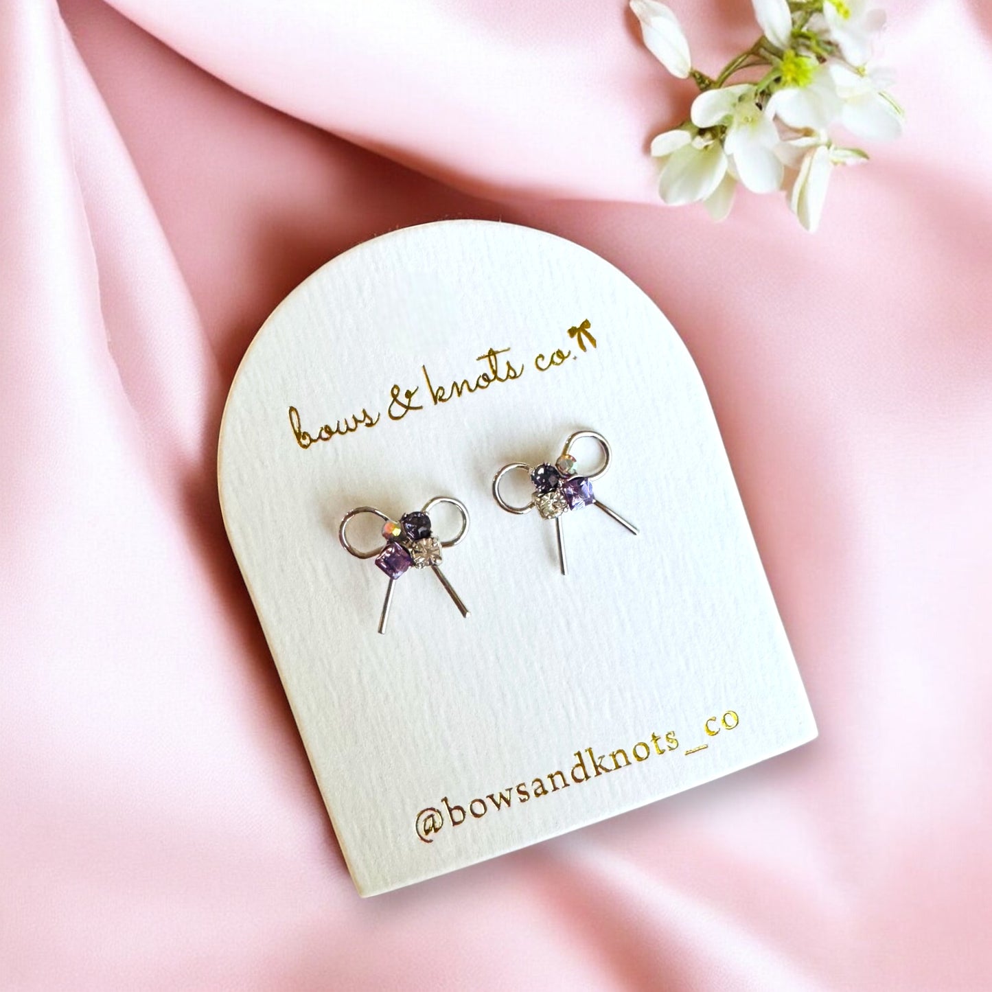 Knot Zirconia Studs 3