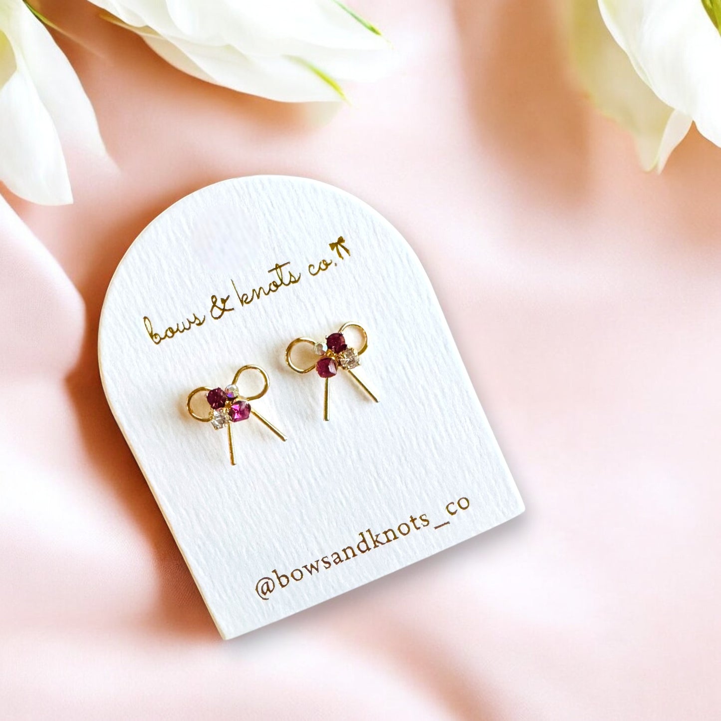Knot Zirconia Studs 4